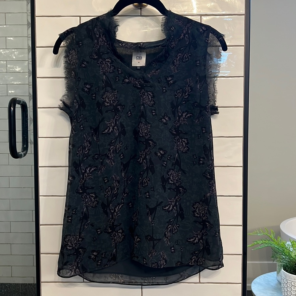 CAbi sleeveless blouse